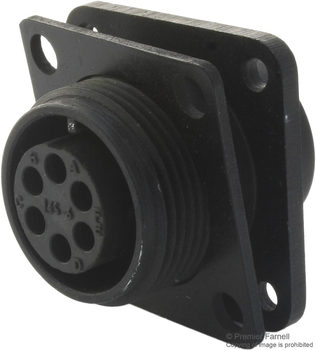 C90-3102R14S-6S SOCKET, CHASSIS, 6WAY HARWIN