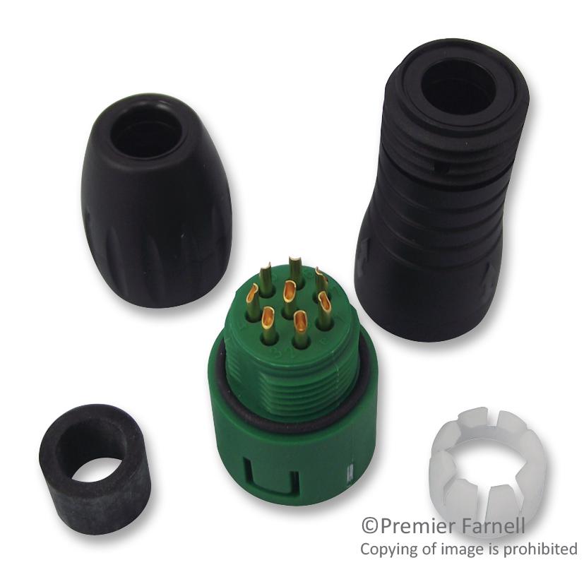 99-9125-70-08 PLUG, FREE, 4-6MM, GREEN, 8WAY BINDER