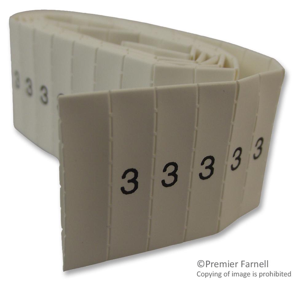 LHS12-4TW/3 CABLE MARKER, H/S, 12/4, 3, PK100 PRO POWER