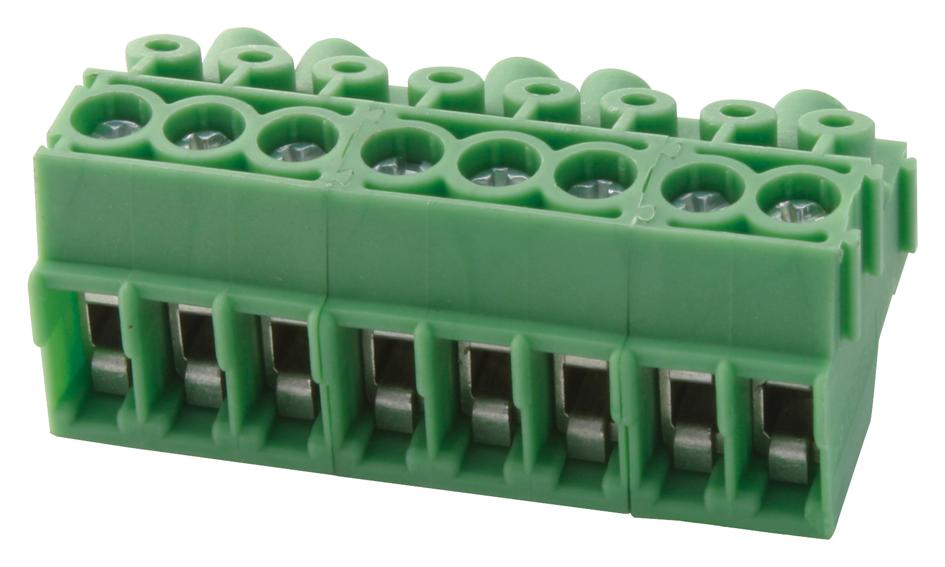 PT 1,5/8-PVH-3.5 TERMINAL BLOCK, PLUGGABLE, 8POS, 16AWG PHOENIX CONTACT