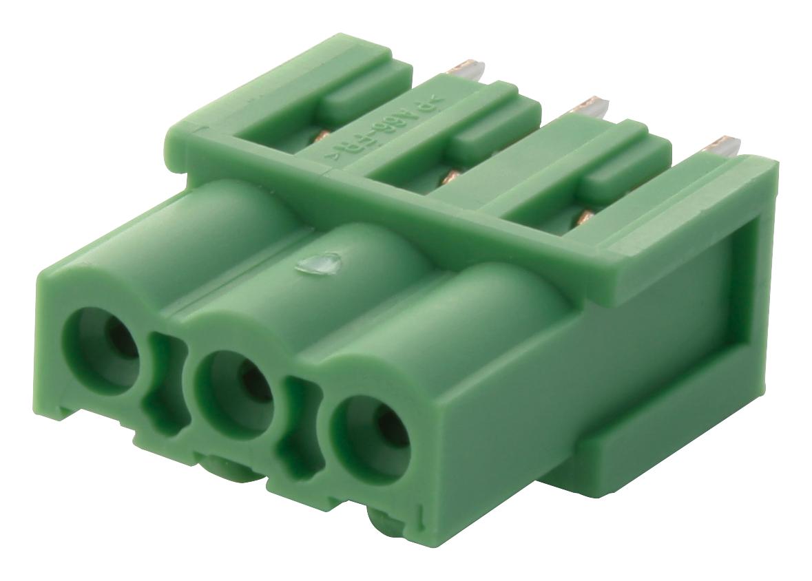 ICV 2,5/ 3-G-5,08 TERMINAL BLOCK, SOCKET, 3POS, TH PHOENIX CONTACT
