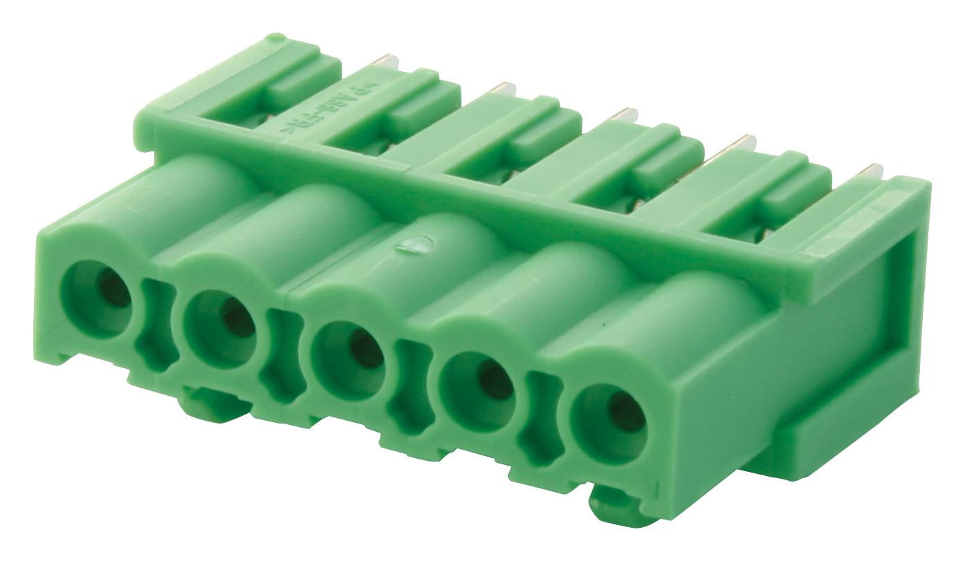 ICV 2,5/ 5-G-5,08 TERMINAL BLOCK, SOCKET, 5POS, TH PHOENIX CONTACT