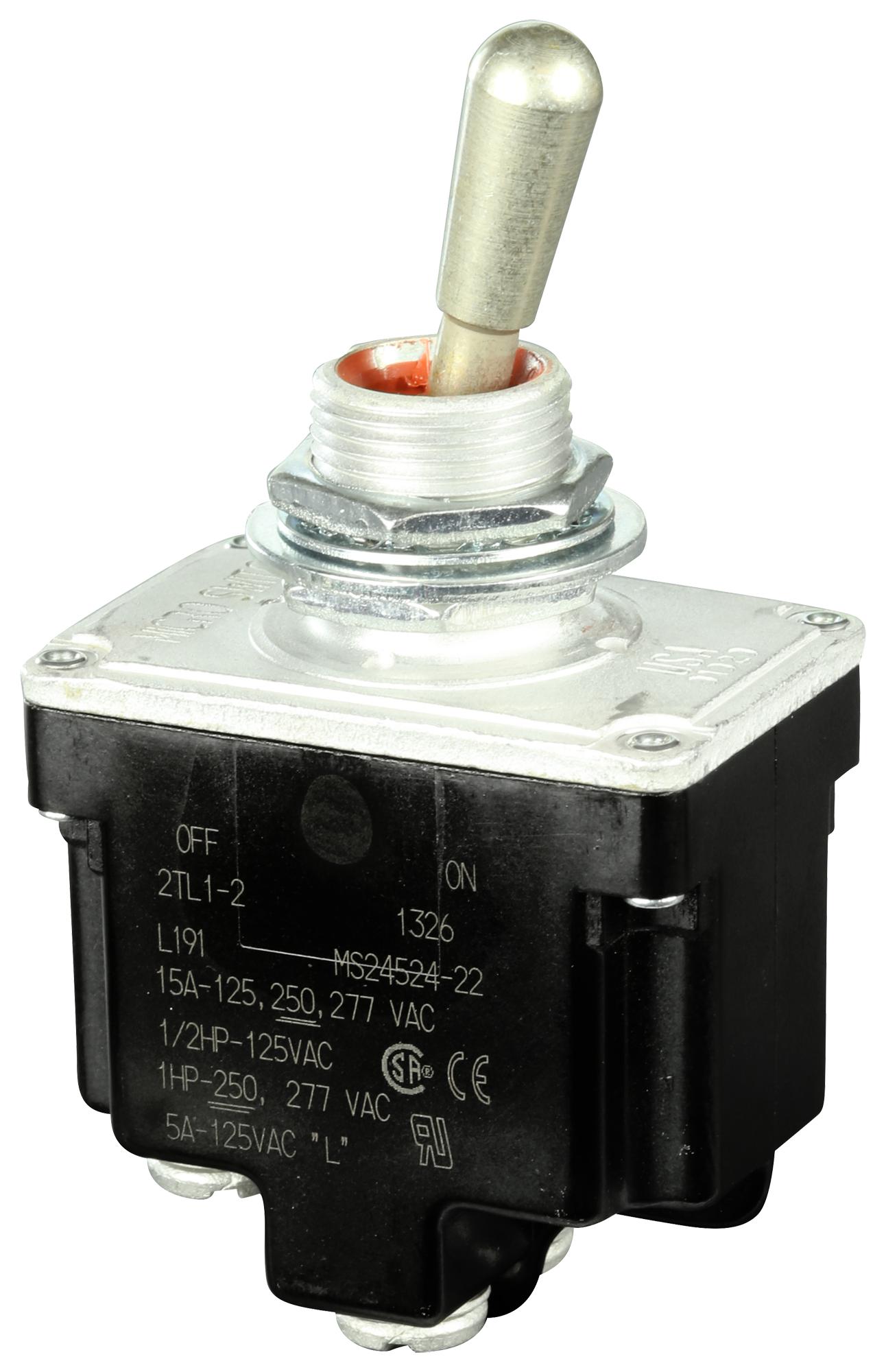 2TL1-2 SWITCH, DPST, ON-OFF HONEYWELL
