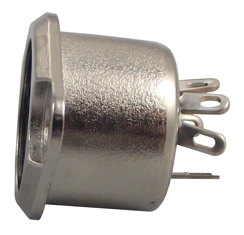 0103 05 SOCKET, CHASSIS, DIN, CATCH, 5WAY LUMBERG