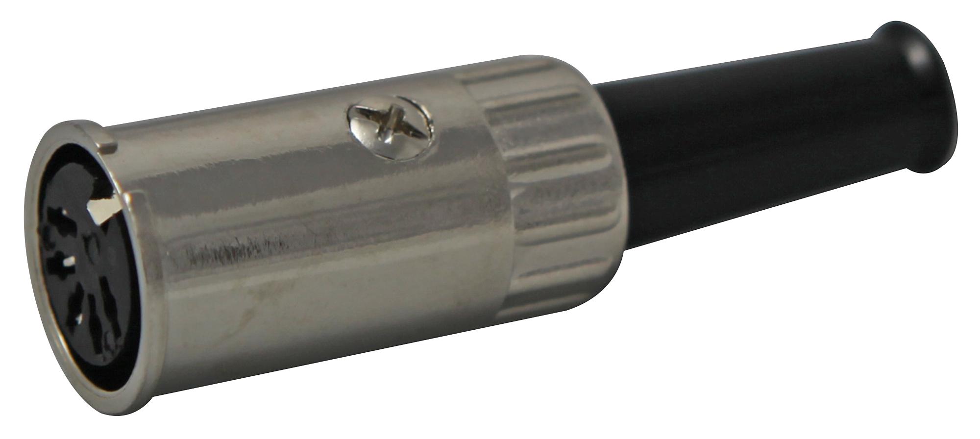 0122 05 SOCKET, FREE, DIN, BAYONET, 5WAY LUMBERG