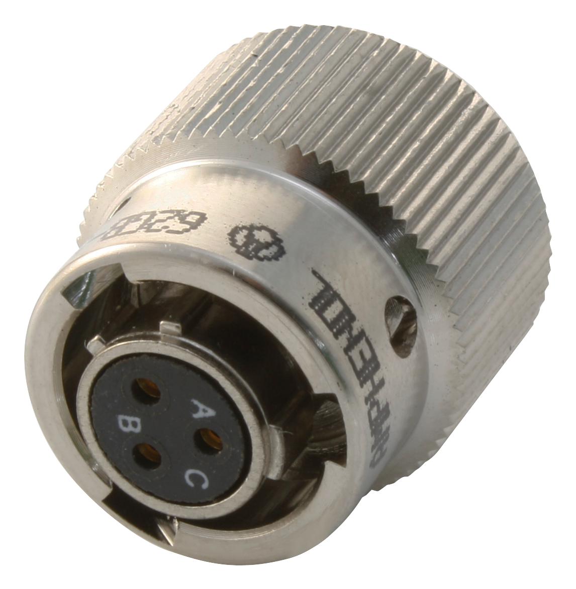 62GB-56T08-33SN(416) PLUG, FREE, SIZE 8, 3WAY, SKT AMPHENOL LTD