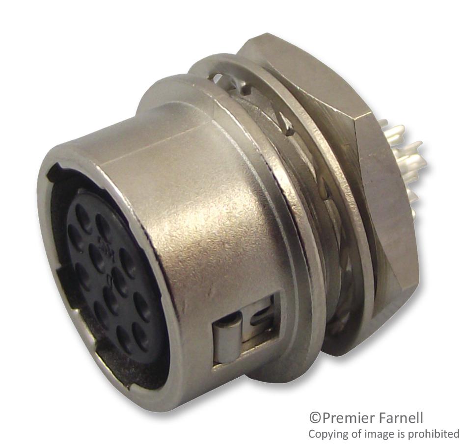 HR10A-10R-12S(71) CIRCULAR CONNECTOR, RCPT, 10-12, PANEL HIROSE(HRS)