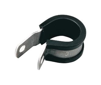 ALU5C-ALUCR-NABK-C1 CABLE P-CLIP, AL/CR, BLACK, 4.8MM HELLERMANNTYTON