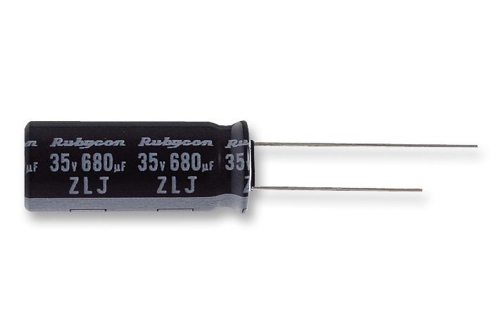 35ZLJ47M5X11 CAP, 47µF, 35V, 20% RUBYCON