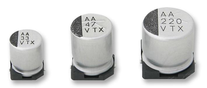 35TXV220M10X10.5 CAP, 220µF, 35V, RADIAL, SMD RUBYCON