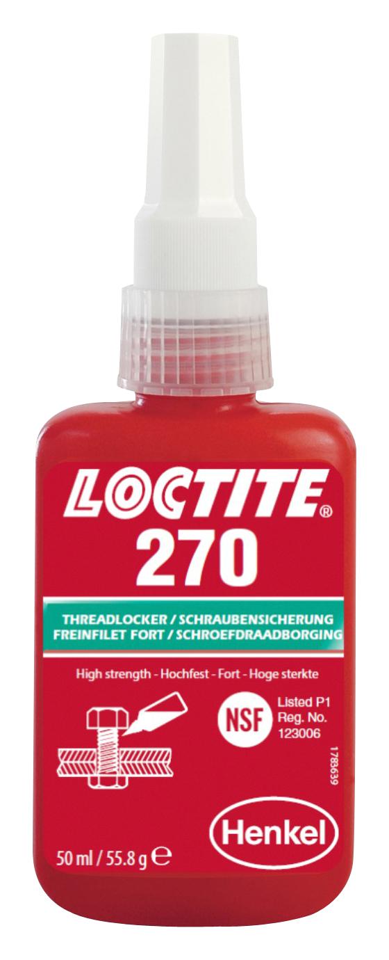 270, 50ML THREADLOCK, 50ML, NEW LOCTITE 270 LOCTITE