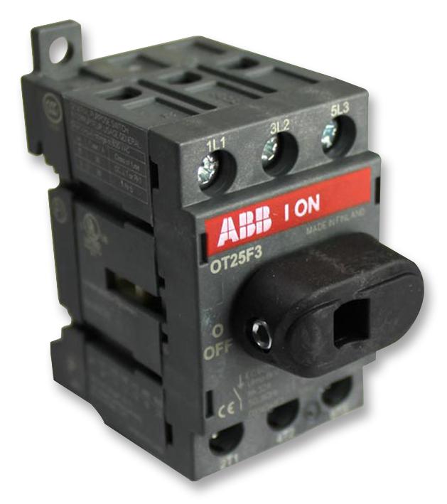 OT25F3 SWITCH,DISCONNECTOR,3P,25A ABB