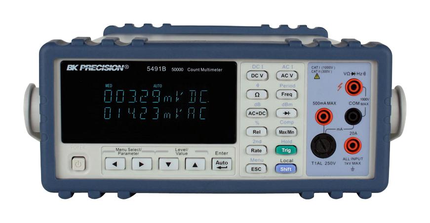 BK5491B MULTIMETER, BENCH DUAL DISPLAY 50000 B&K PRECISION