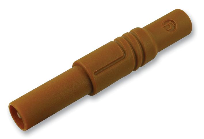 934097105 SAFETY PLUG, 4MM, BROWN , MA 260 HIRSCHMANN TEST AND MEASUREMENT