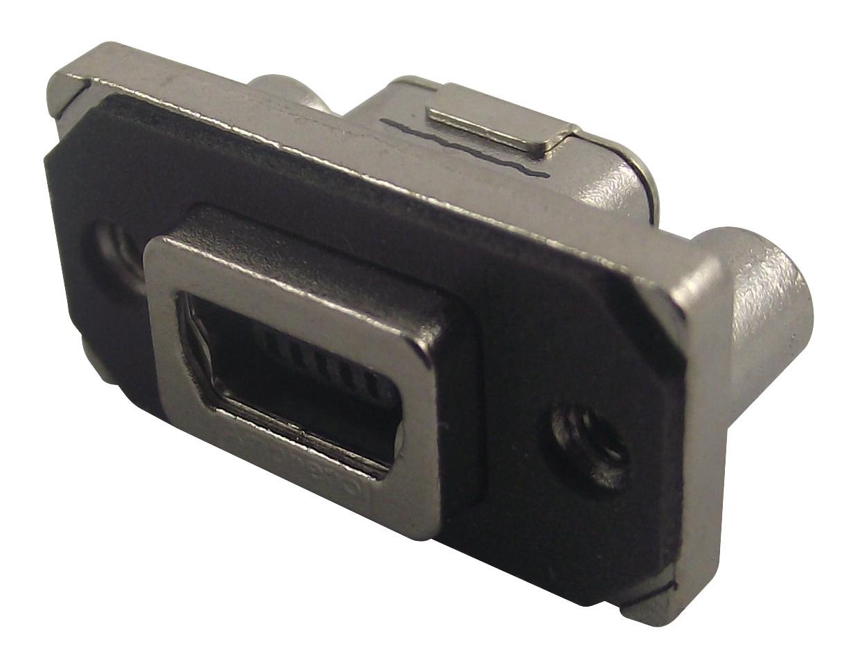 MUSBB15134 MINI USB, 2.0 TYPE B, RECEPTACLE, TH AMPHENOL ICC