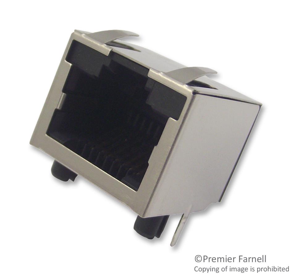 RJHSE-5380 JACK, RJ45, SHIELD, 1PORT AMPHENOL ICC