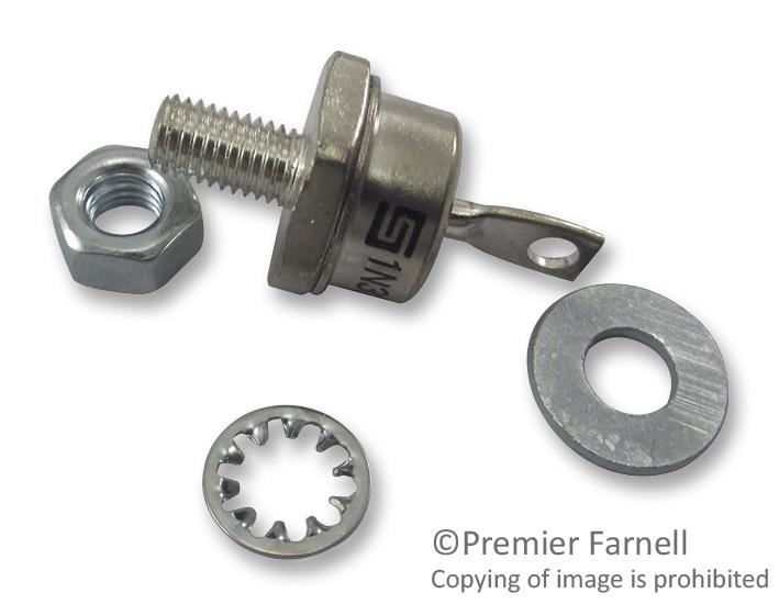 1N3321B DIODE, ZENER, 5%, 24V, 50W, DO5 SOLID STATE