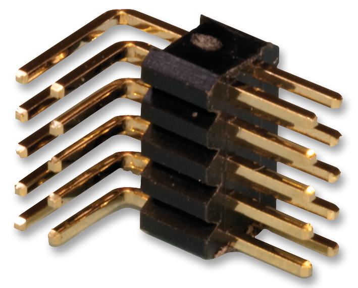 20021112-00006T4LF HEADER, R/A, 1.27MM, THT, 6WAY AMPHENOL ICC