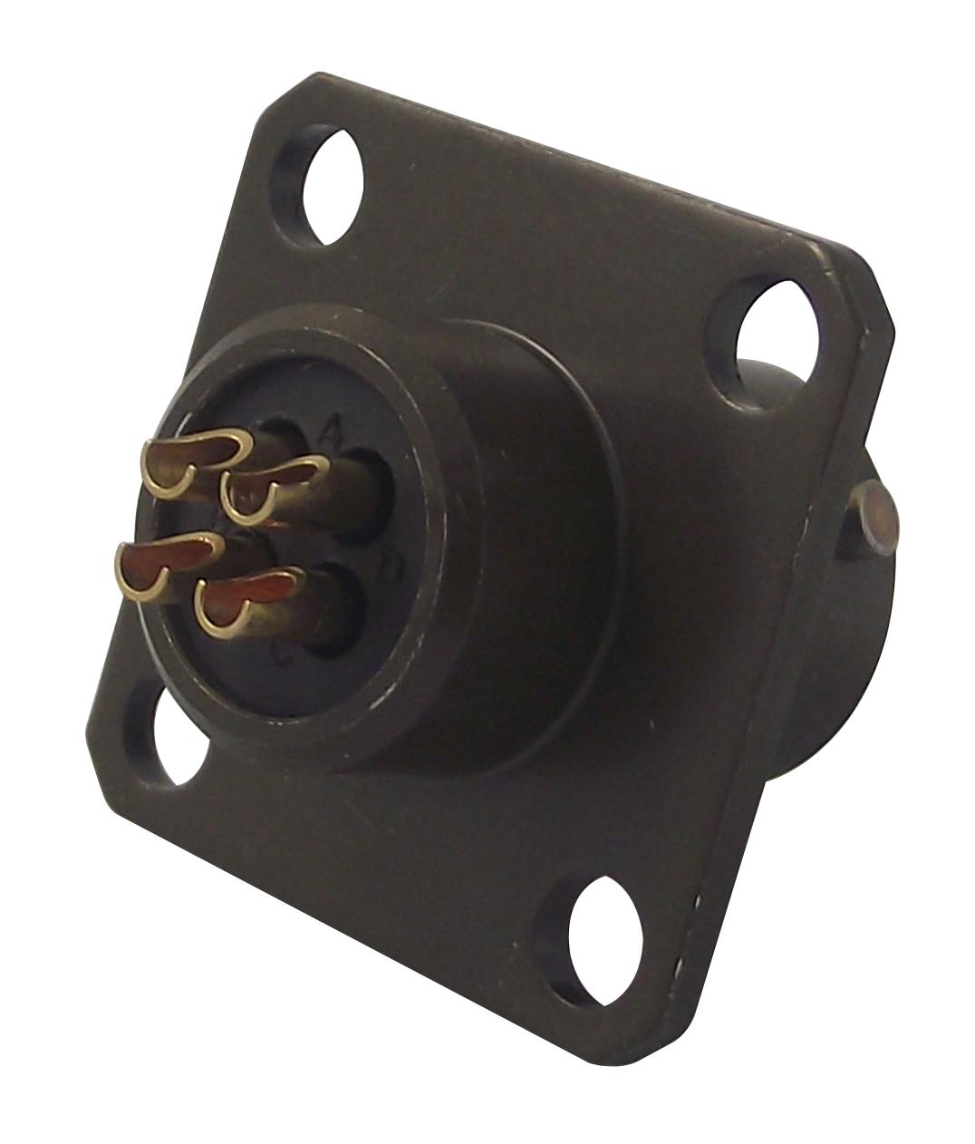 451 02E 1626S 50 RECEPTACLE, SQ. FLANGE, 16-26, SKT AMPHENOL SOCAPEX