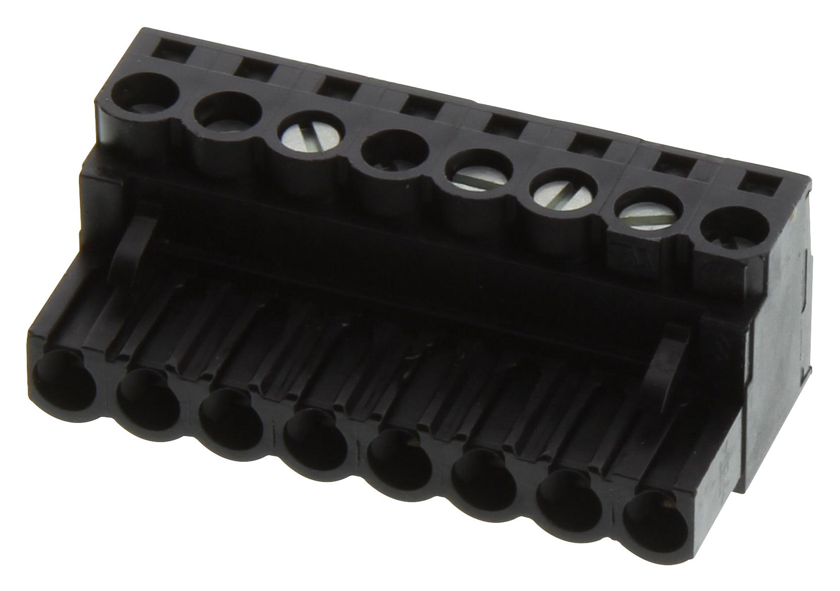 1527010000 TERMINAL BLOCK, PLUGGABLE, 8POS, 12AWG WEIDMULLER