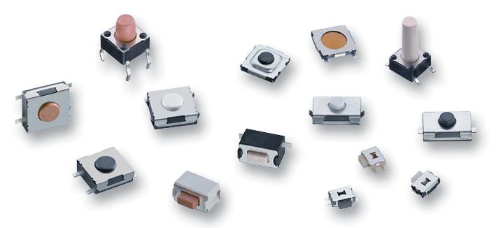 434351045816 SWITCH, 160GF, SIDE PUSH, WHITE, SMD WURTH ELEKTRONIK