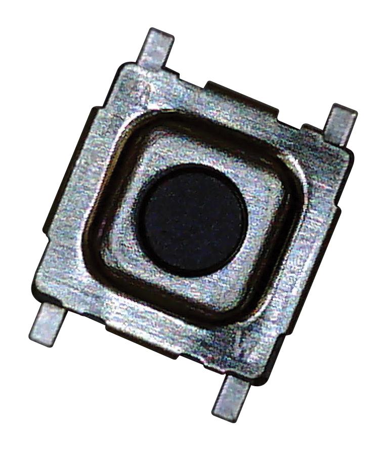 431181015816 SWITCH, 160GF, 5X5MM, BLK ACTUATOR, SMD WURTH ELEKTRONIK