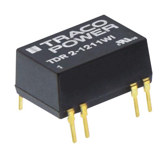 TDR 2-1211WI DC/DC CONVERTER, 5V, 2W, DIP TRACO POWER