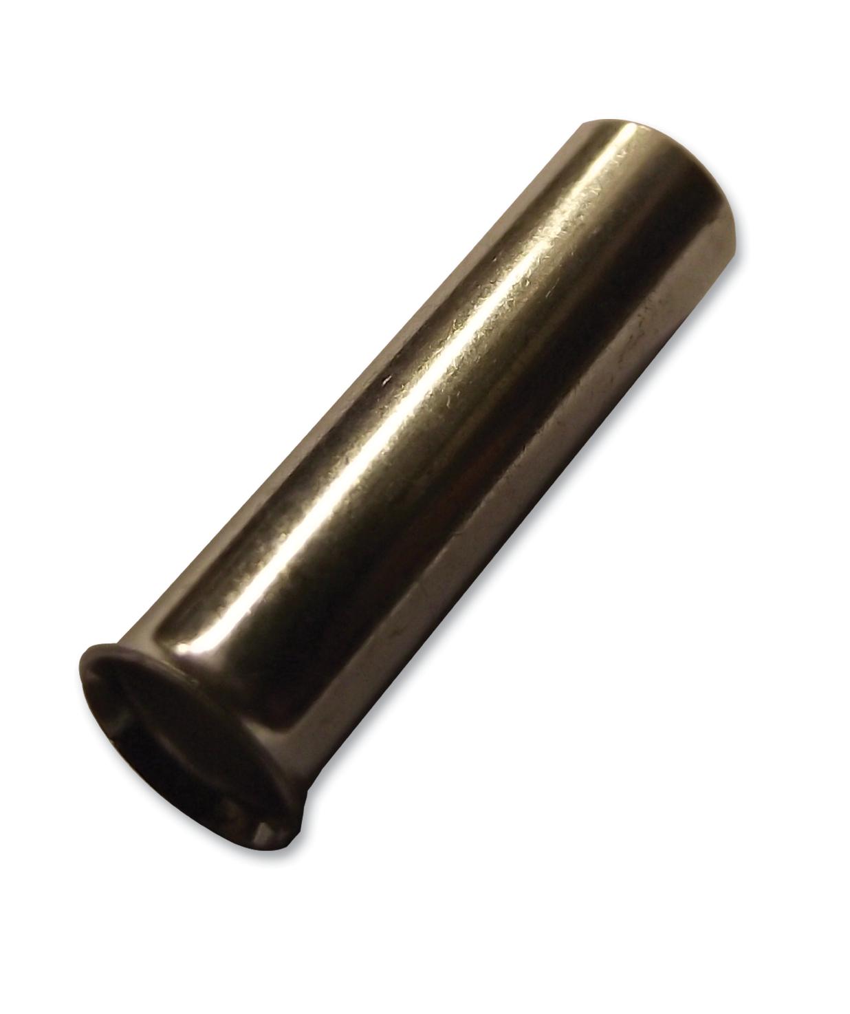 WE6.0-15 FERRULE, UNINSULATED, 6MMSQ., PK100 JST (JAPAN SOLDERLESS TERMINALS)