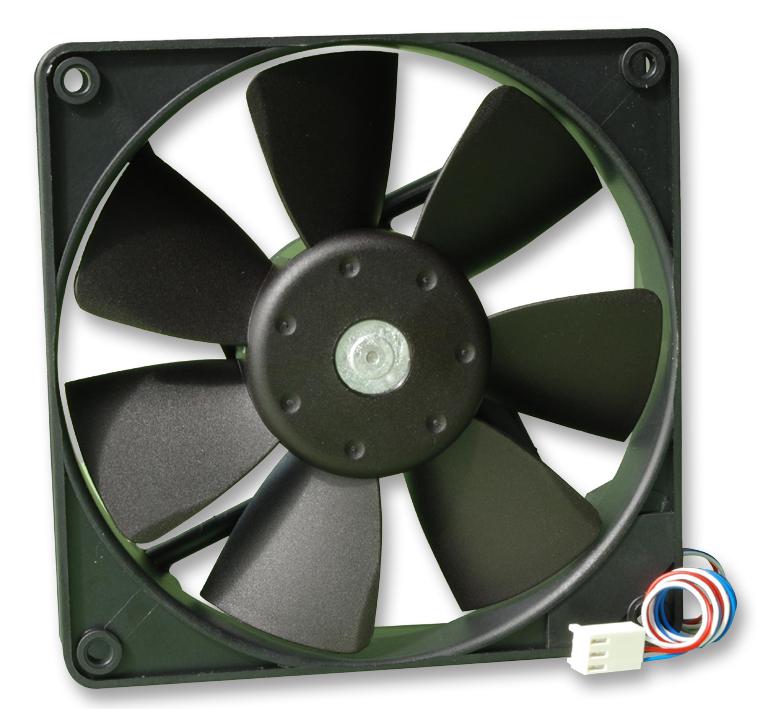 4412F/2M-504 FAN, PC, W/CONN, 120MM 12VDC EBM-PAPST