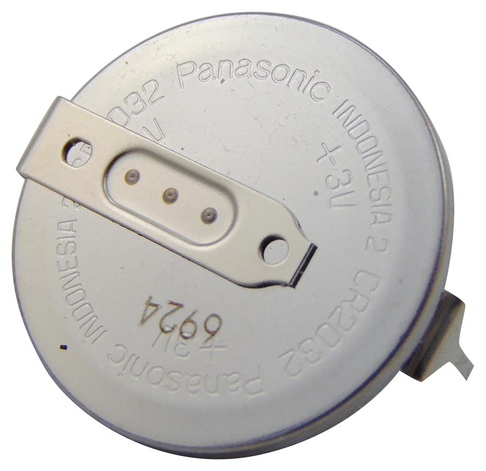 CR-2032/HEN BATTERY, LITHIUM, CR2032, HORZ PANASONIC