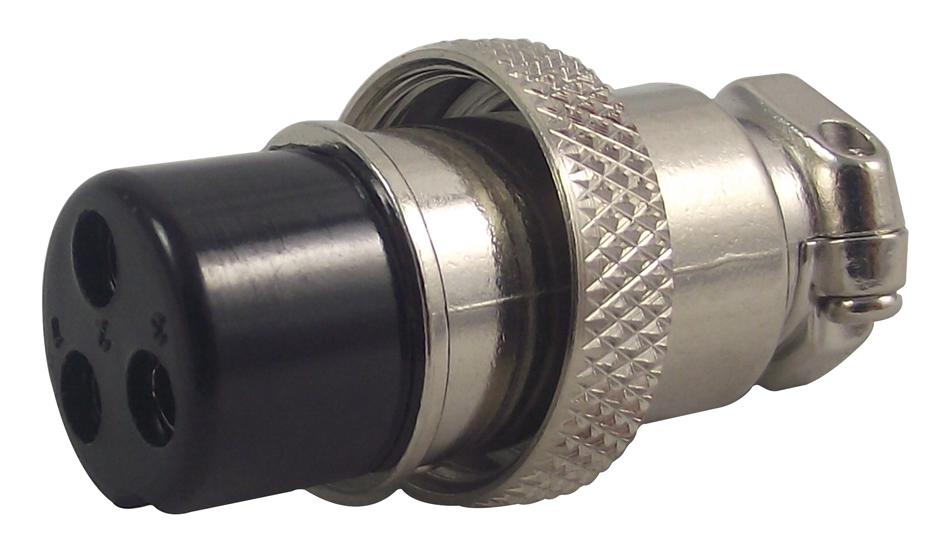 FC684213 PLUG, CLIFFCON, SHIELDED, 3WAY CLIFF ELECTRONIC COMPONENTS