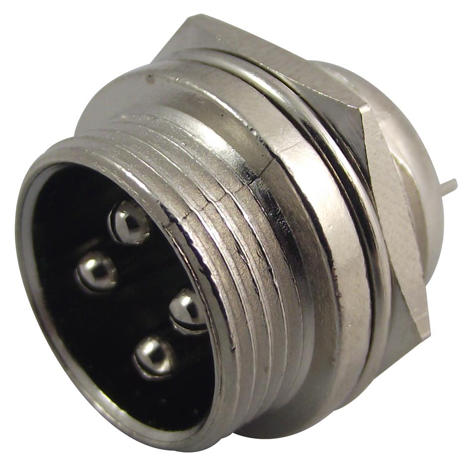 FC684204 SOCKET, CLIFFCON, SHIELDED, 4WAY CLIFF ELECTRONIC COMPONENTS