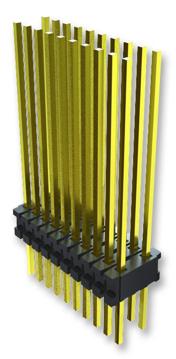 HTMS-104-01-G-S CONNECTOR, HEADER, 4POS, 1ROW, 1.27MM SAMTEC