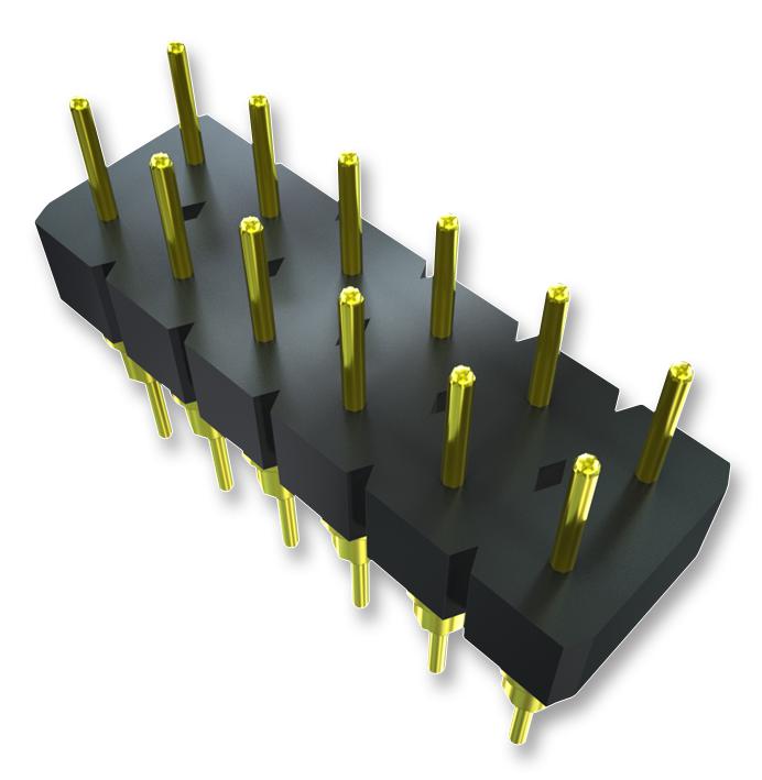 BBD-107-G-A HEADER, 2.54MM, VERTICAL THT, 14WAY SAMTEC