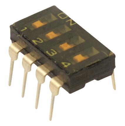 A6T0101 SWITCH, DIP, 10 WAY, UNSEALED OMRON