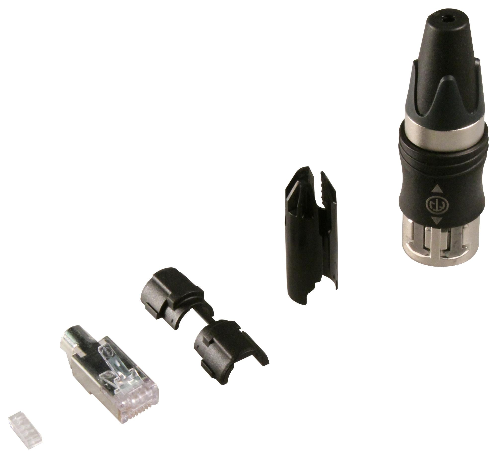 NE8MC6-MO PLUG, FREE, RJ45, ETHERCON, CAT6 NEUTRIK