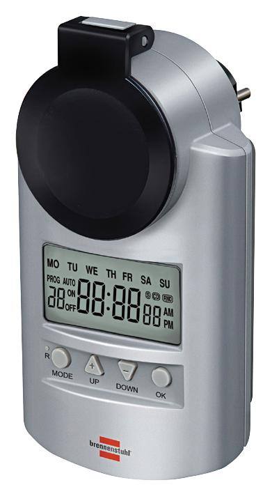 1507490 DIGITAL WEEKLY TIMER, PRIMERA LINE, EURO BRENNENSTUHL
