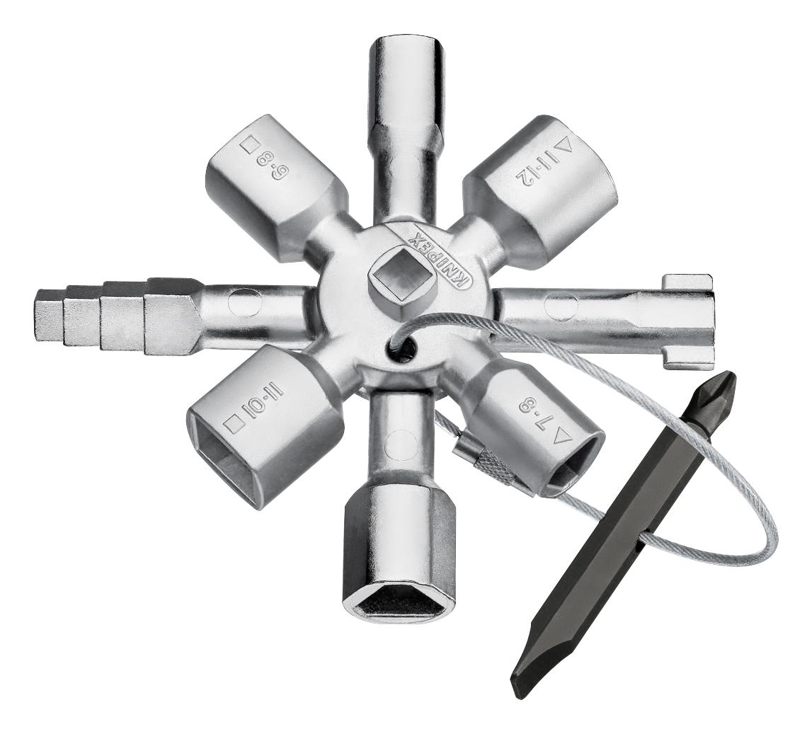 00 11 01 TWIN KEY, SWITCH KEY WRENCH KNIPEX