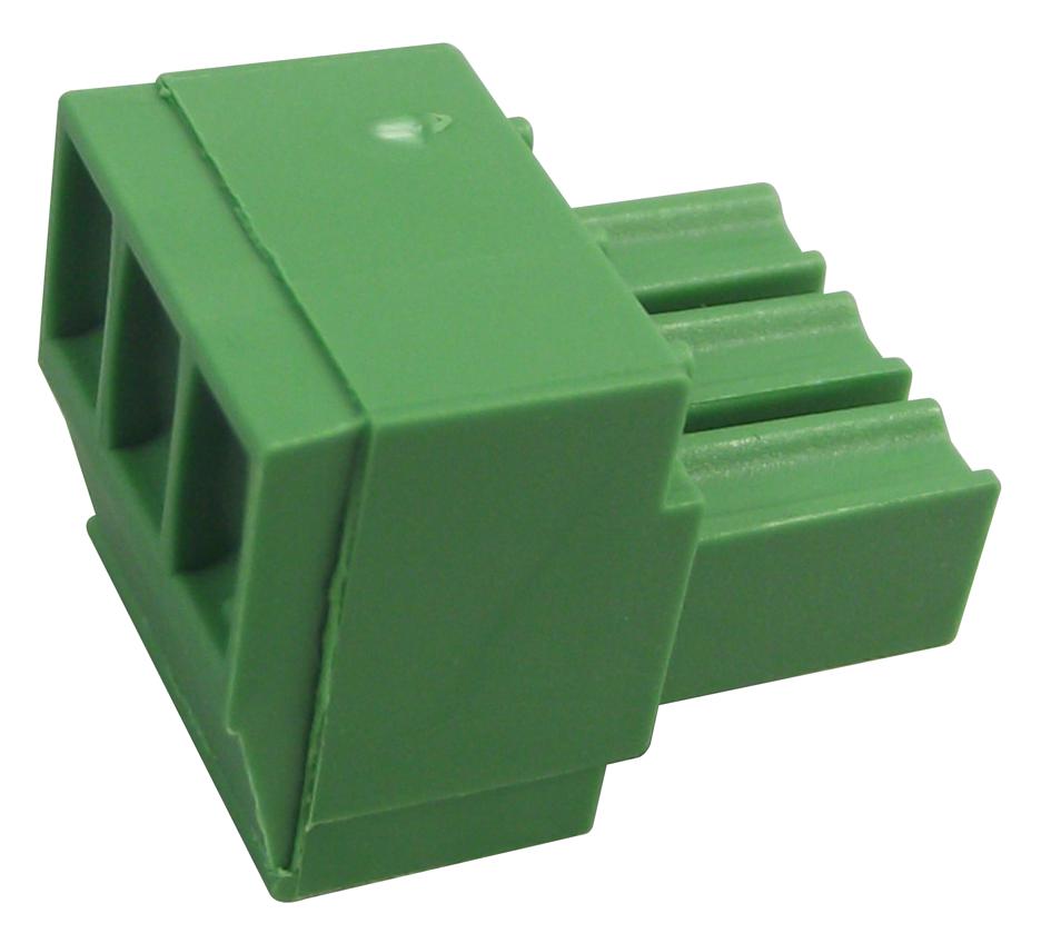 284506-3 TERMINAL BLOCK, PLUG, 3.5MM, 3WAY BUCHANAN - TE CONNECTIVITY