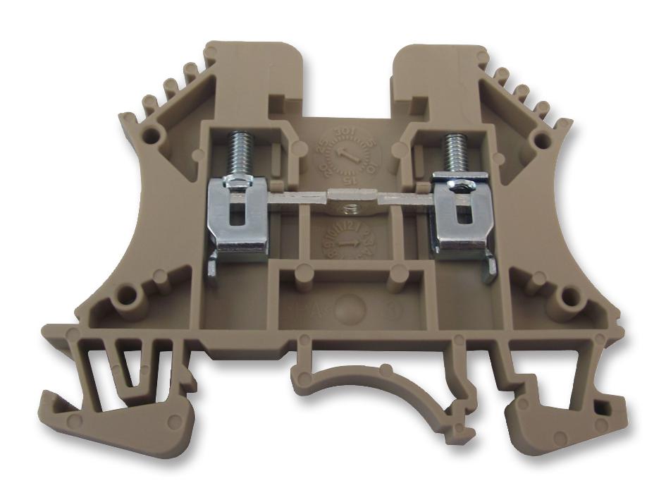 CDU2.5 TERMINAL BLOCK, DIN RAIL, 2POS, 12AWG MULTICOMP PRO