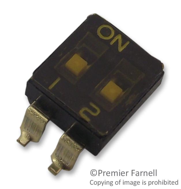 418121160802 SWITCH, DIP, 2.54MM, SMD, 2 WAY WURTH ELEKTRONIK