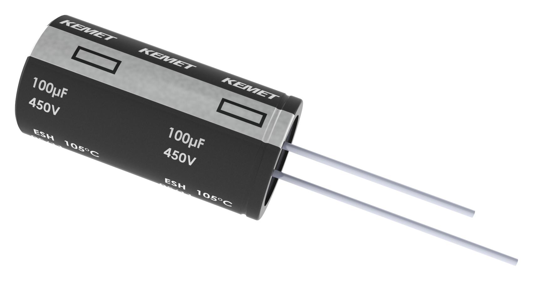 ESH227M025AG3AA CAP, 220µF, 25V, 20% KEMET