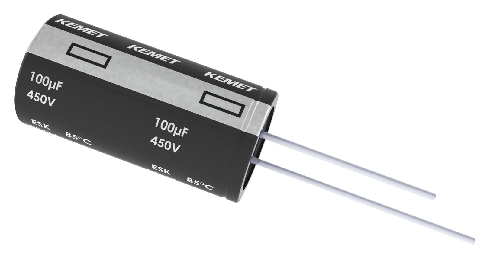 ESL105M100AC3AA CAP, 1UF, 100V, ALU ELEC, RADIAL KEMET