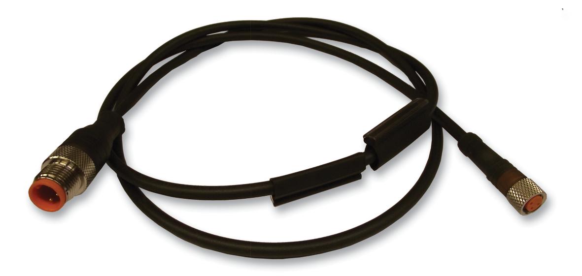 RST 3-RKMV 3-224/1M LEAD, PUR, M12 PLUG - M8 SKT, 3P,1M LUMBERG AUTOMATION