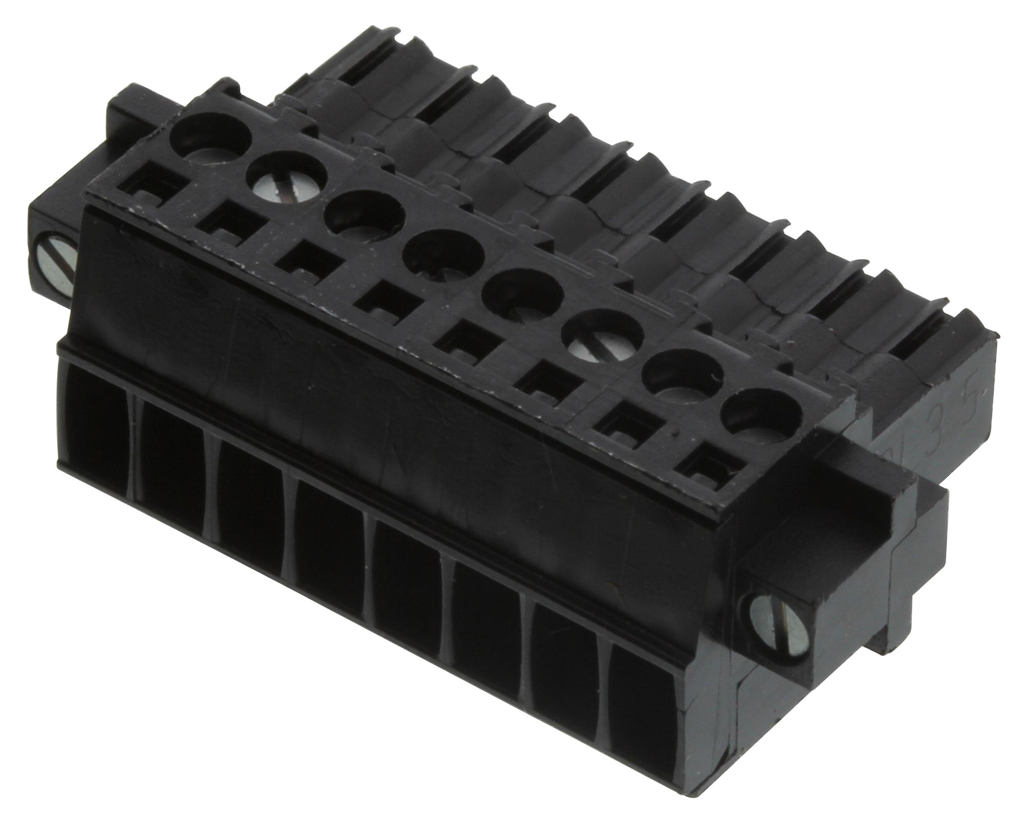 1615840000 TERMINAL BLOCK, PLUGGABLE, 8POS, 14AWG WEIDMULLER