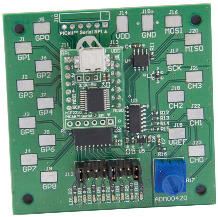 ADM00421 USB TO SPI, EVALUATION KIT MICROCHIP