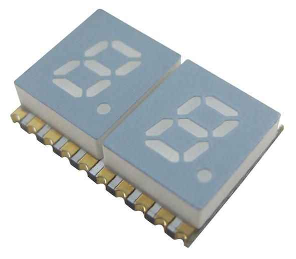 KCDA02-105 DISP, SMD, 0.2" CMN ANODE, RED KINGBRIGHT