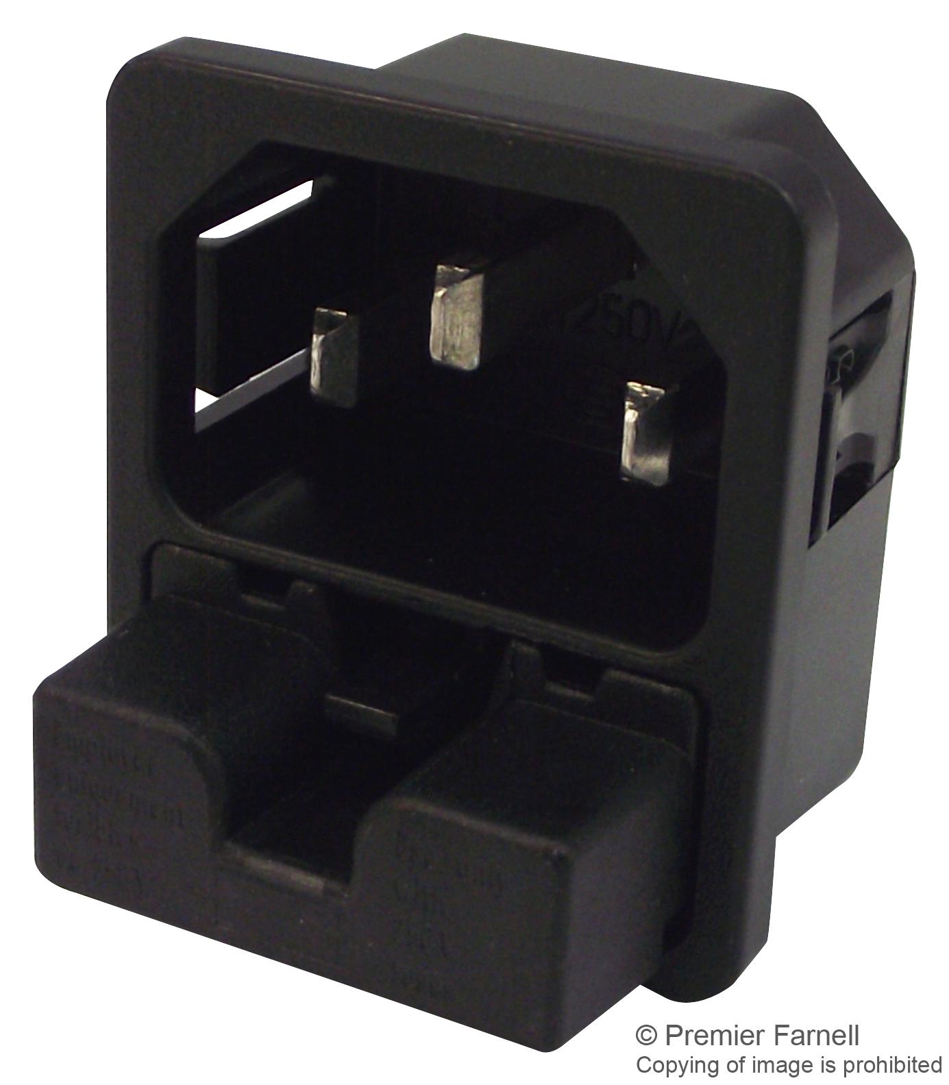 6220.5315 INLET, IEC, C14, 6220, 10A SCHURTER