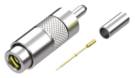 DIN7A-PP-C-GF-ST-CA3 RF COAXIAL, 1.0/2.3 DIN, STR JACK, 75OHM SAMTEC