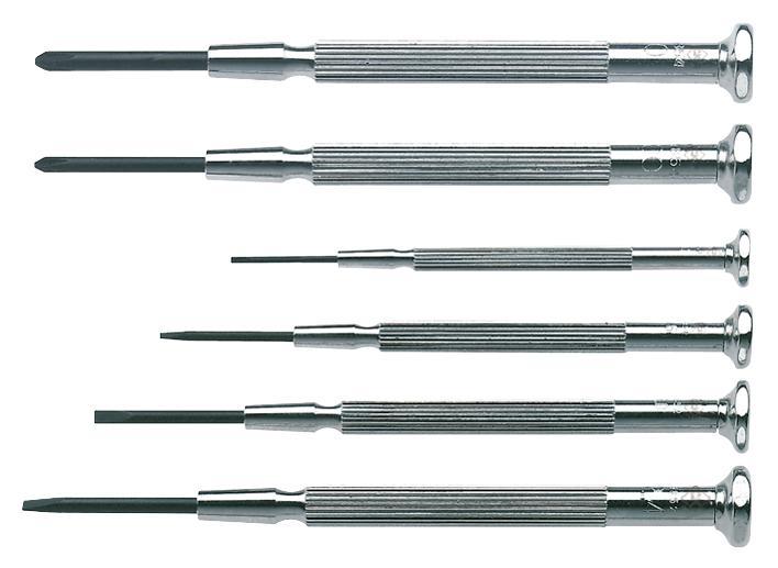 T4854P SCREWDRIVER SET, WATCHMAKER, SET 6 CK TOOLS